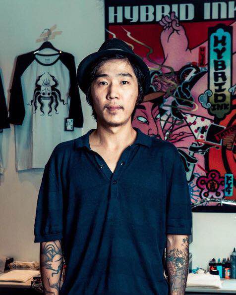 韓國紋身師的 Sajin